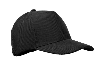 Baseball-Kappe. 5-Panels. Verstellbarer Metallverschluss. Kord-Polyester 220 g/m².