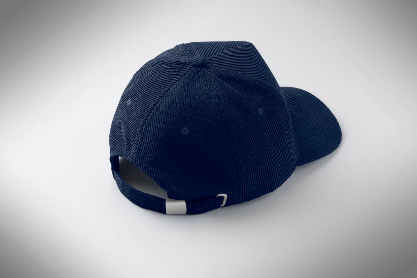 Baseball-Kappe. 5-Panels. Verstellbarer Metallverschluss. Kord-Polyester 220 g/m².