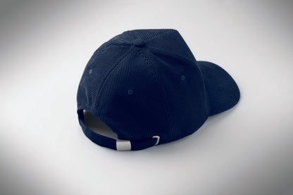 Baseball-Kappe. 5-Panels. Verstellbarer Metallverschluss. Kord-Polyester 220 g/m².