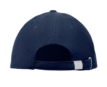 Baseball-Kappe. 5-Panels. Verstellbarer Metallverschluss. Kord-Polyester 220 g/m².