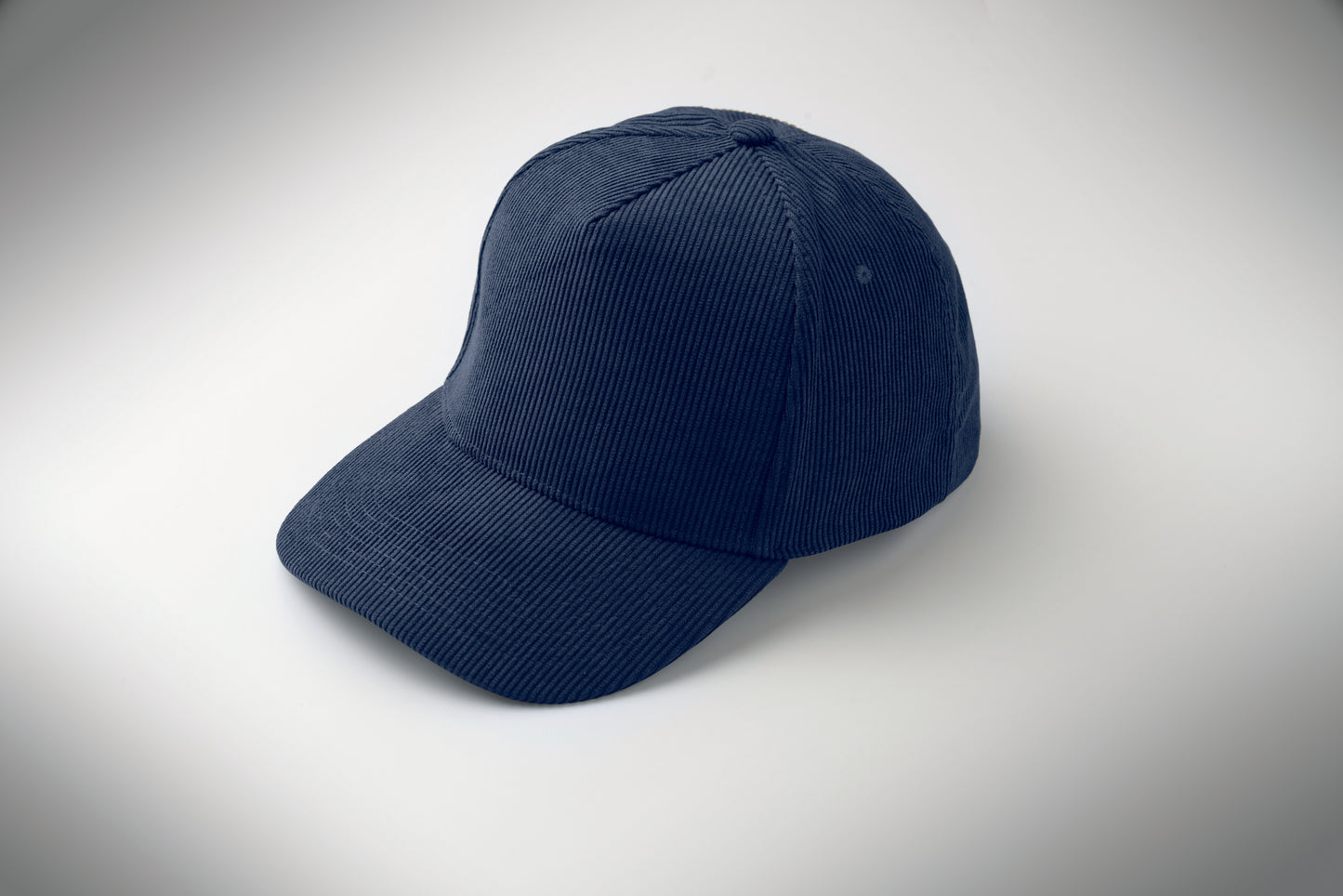 Baseball-Kappe. 5-Panels. Verstellbarer Metallverschluss. Kord-Polyester 220 g/m².