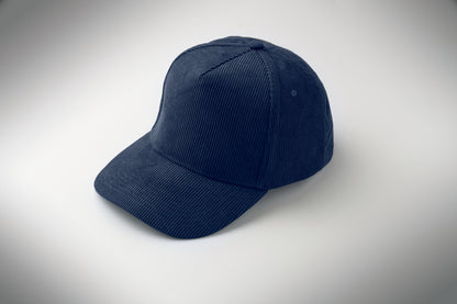 Baseball-Kappe. 5-Panels. Verstellbarer Metallverschluss. Kord-Polyester 220 g/m².