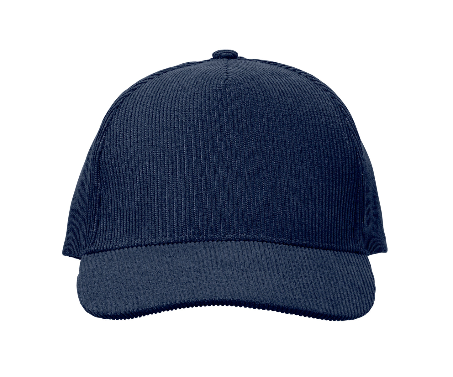 Baseball-Kappe. 5-Panels. Verstellbarer Metallverschluss. Kord-Polyester 220 g/m².