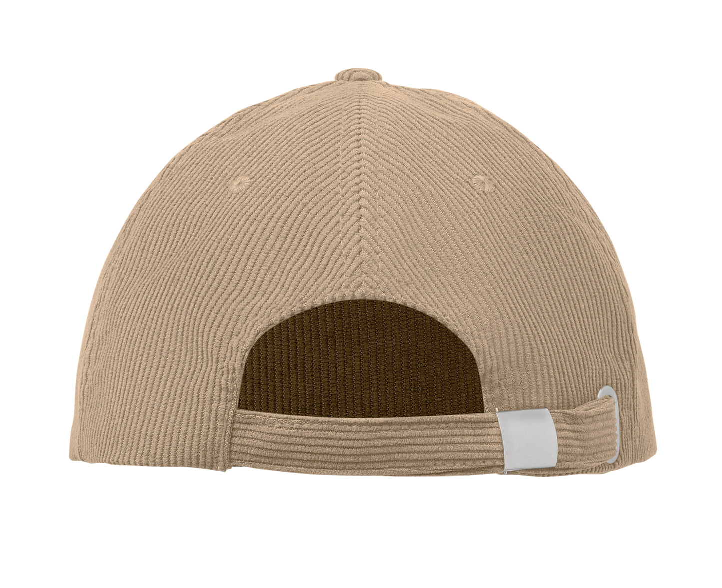 Baseball-Kappe. 5-Panels. Verstellbarer Metallverschluss. Kord-Polyester 220 g/m².