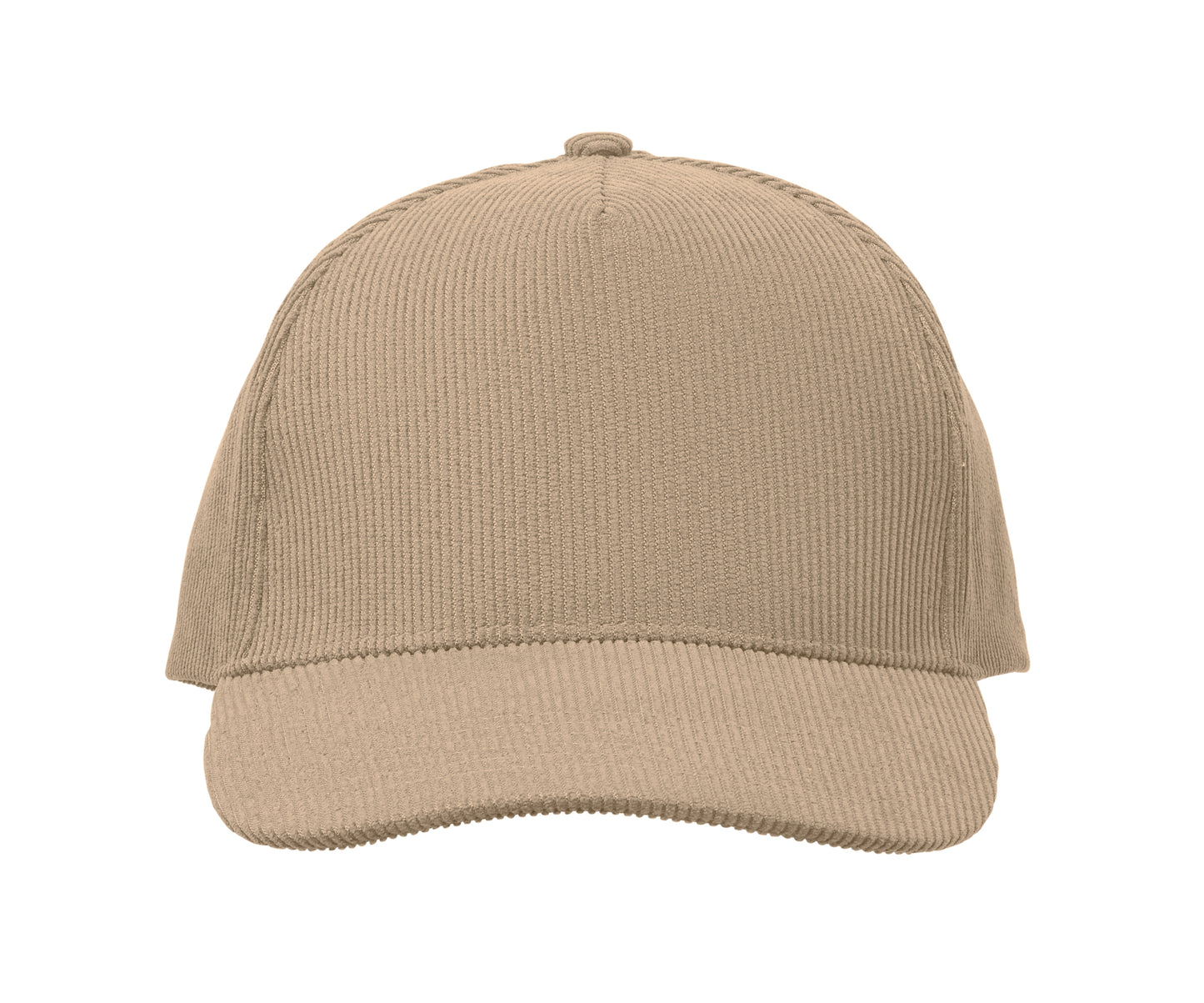 Baseball-Kappe. 5-Panels. Verstellbarer Metallverschluss. Kord-Polyester 220 g/m².