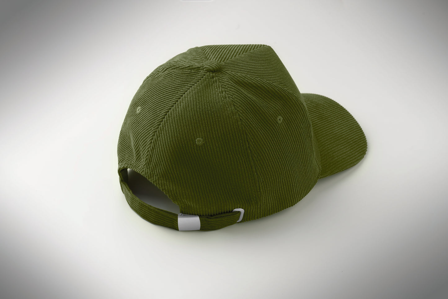 Baseball-Kappe. 5-Panels. Verstellbarer Metallverschluss. Kord-Polyester 220 g/m².