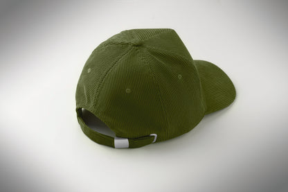 Baseball-Kappe. 5-Panels. Verstellbarer Metallverschluss. Kord-Polyester 220 g/m².