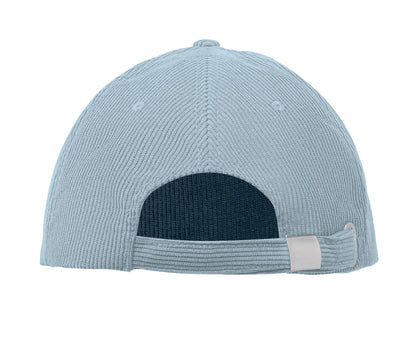 Baseball-Kappe. 5-Panels. Verstellbarer Metallverschluss. Kord-Polyester 220 g/m².