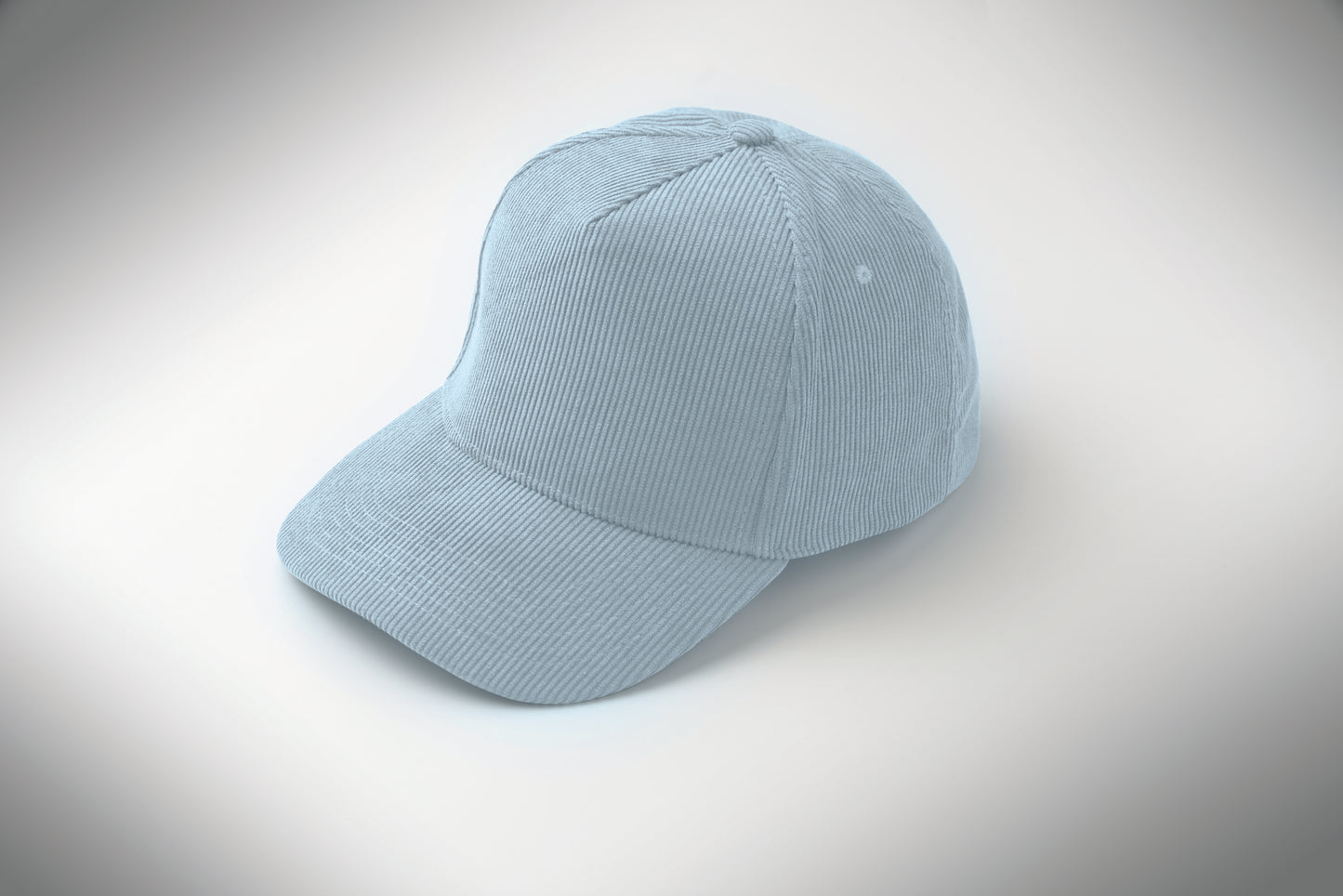 Baseball-Kappe. 5-Panels. Verstellbarer Metallverschluss. Kord-Polyester 220 g/m².