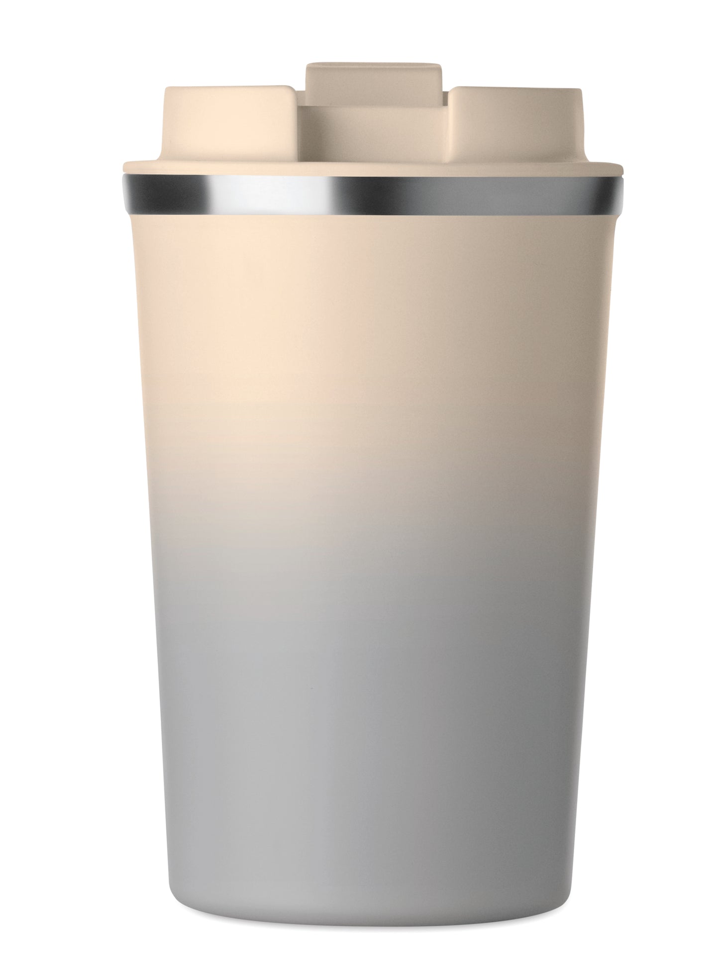 Doppelwandiger Trinkbecher aus recyceltem Edelstahl (90 % recycelter Edelstahl und 10 %