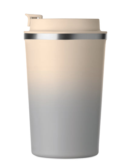 Doppelwandiger Trinkbecher aus recyceltem Edelstahl (90 % recycelter Edelstahl und 10 %