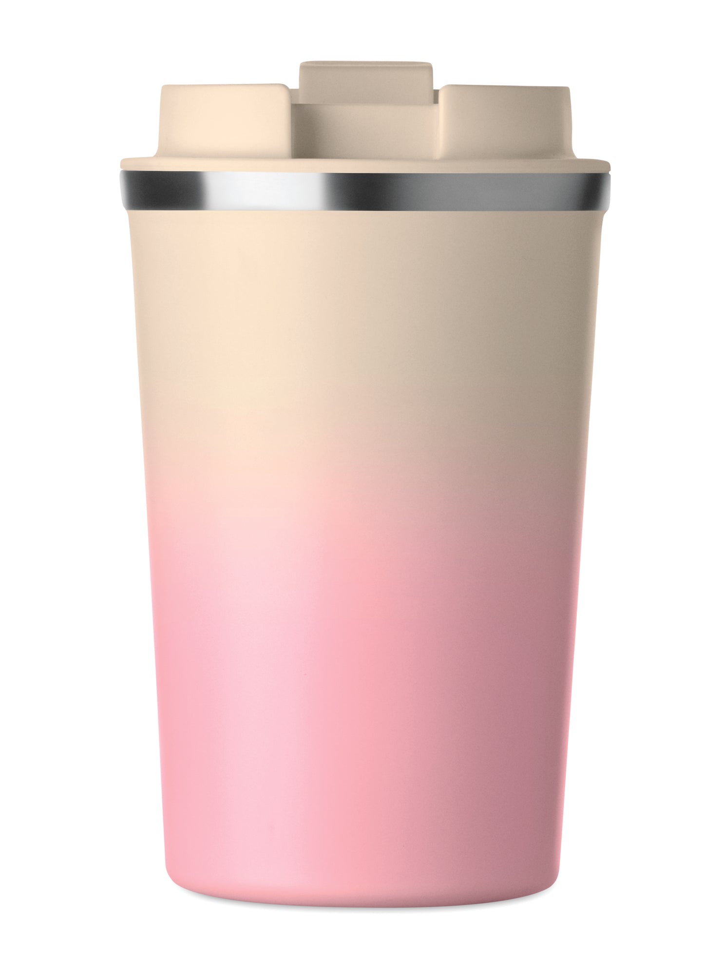 Doppelwandiger Trinkbecher aus recyceltem Edelstahl (90 % recycelter Edelstahl und 10 %