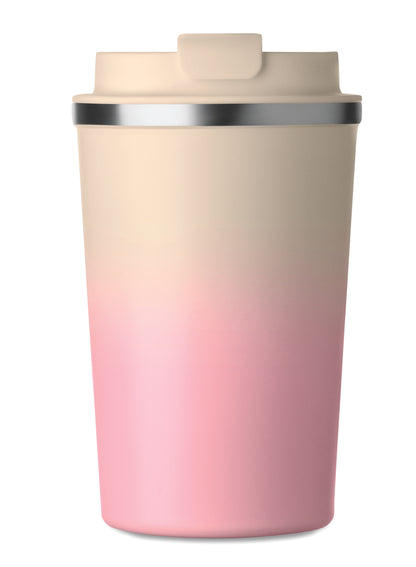 Doppelwandiger Trinkbecher aus recyceltem Edelstahl (90 % recycelter Edelstahl und 10 %