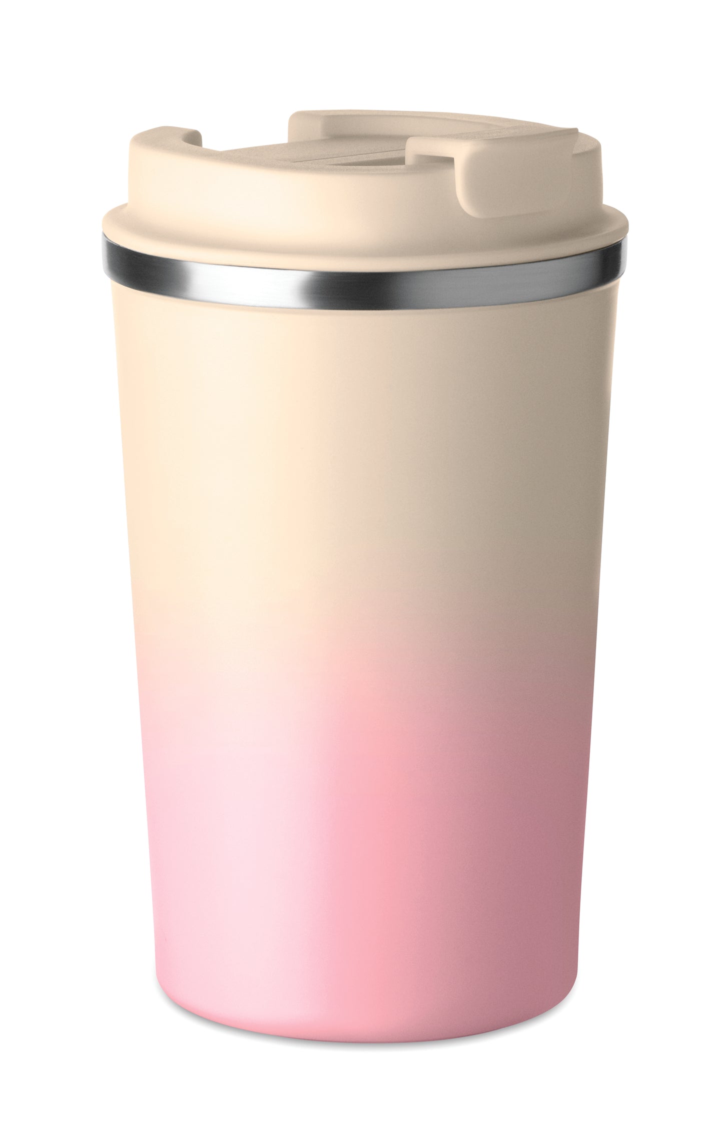 Doppelwandiger Trinkbecher aus recyceltem Edelstahl (90 % recycelter Edelstahl und 10 %