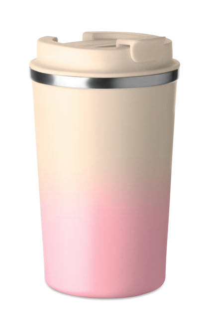 Doppelwandiger Trinkbecher aus recyceltem Edelstahl (90 % recycelter Edelstahl und 10 %