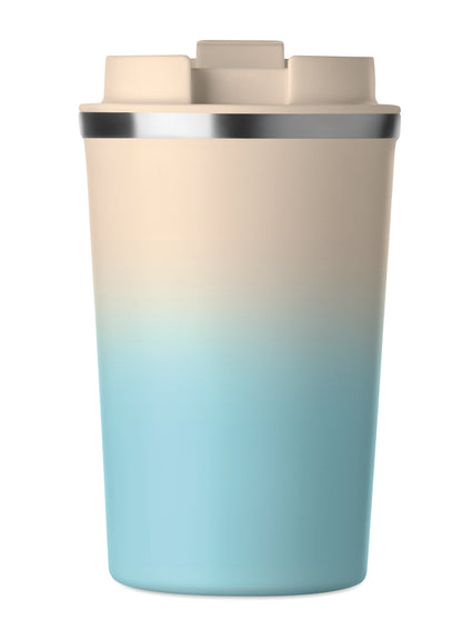 Doppelwandiger Trinkbecher aus recyceltem Edelstahl (90 % recycelter Edelstahl und 10 %