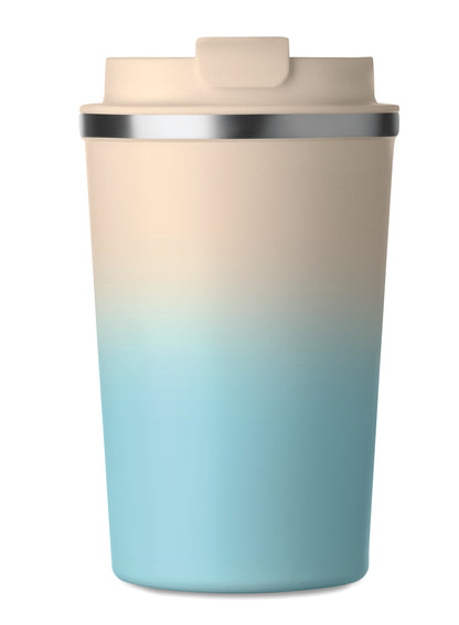 Doppelwandiger Trinkbecher aus recyceltem Edelstahl (90 % recycelter Edelstahl und 10 %