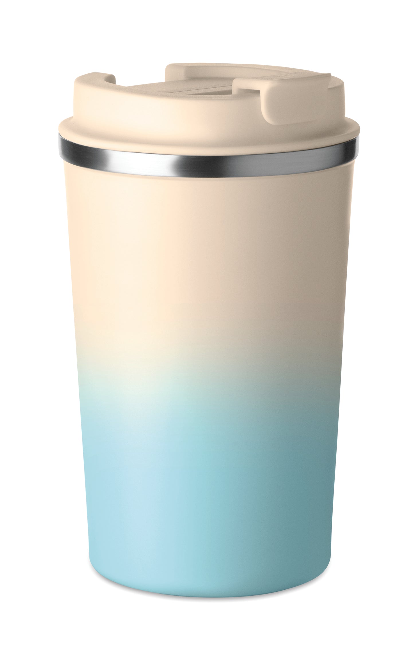 Doppelwandiger Trinkbecher aus recyceltem Edelstahl (90 % recycelter Edelstahl und 10 %