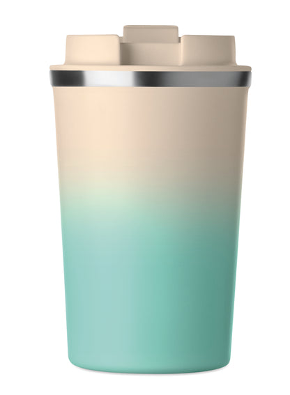 Doppelwandiger Trinkbecher aus recyceltem Edelstahl (90 % recycelter Edelstahl und 10 %
