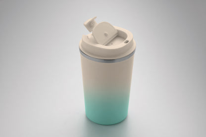Doppelwandiger Trinkbecher aus recyceltem Edelstahl (90 % recycelter Edelstahl und 10 %
