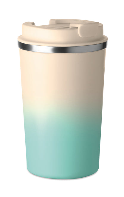 Doppelwandiger Trinkbecher aus recyceltem Edelstahl (90 % recycelter Edelstahl und 10 %