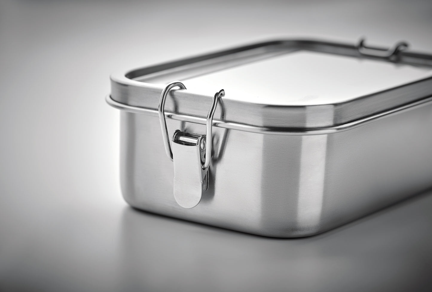 Lunchbox aus recyceltem Edelstahl (90 % recycelter Edelstahl und 10 % Edelstahl)