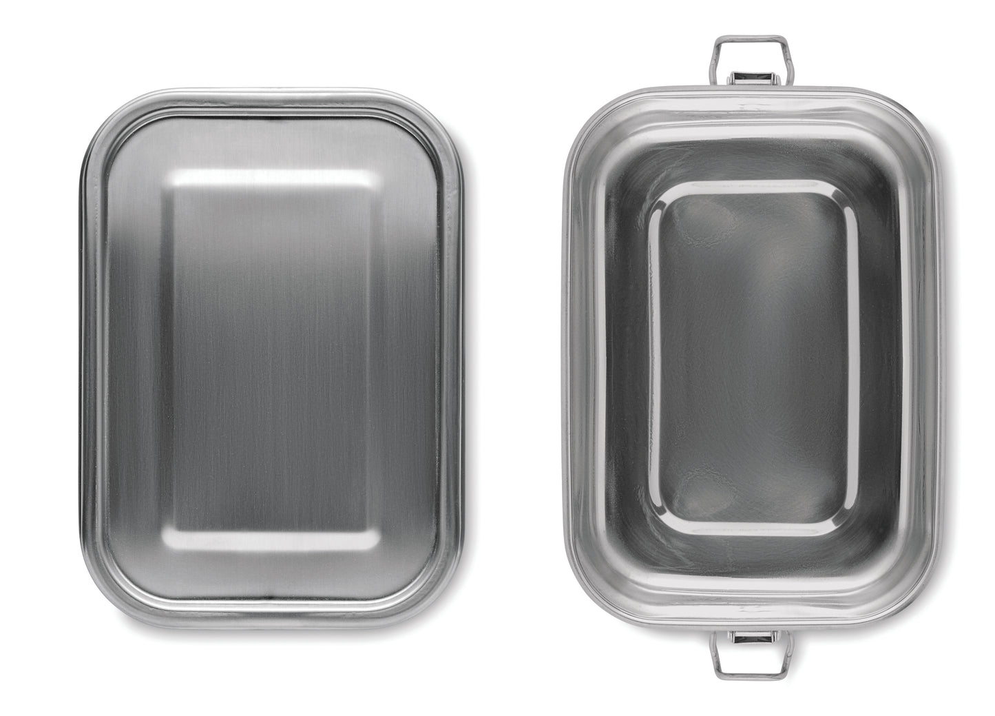 Lunchbox aus recyceltem Edelstahl (90 % recycelter Edelstahl und 10 % Edelstahl)