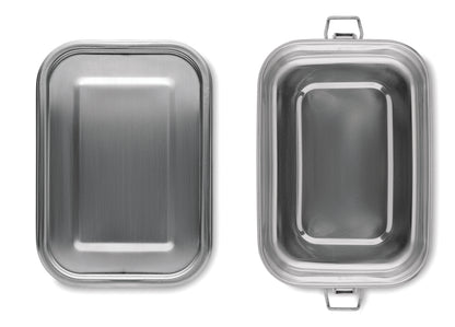 Lunchbox aus recyceltem Edelstahl (90 % recycelter Edelstahl und 10 % Edelstahl)