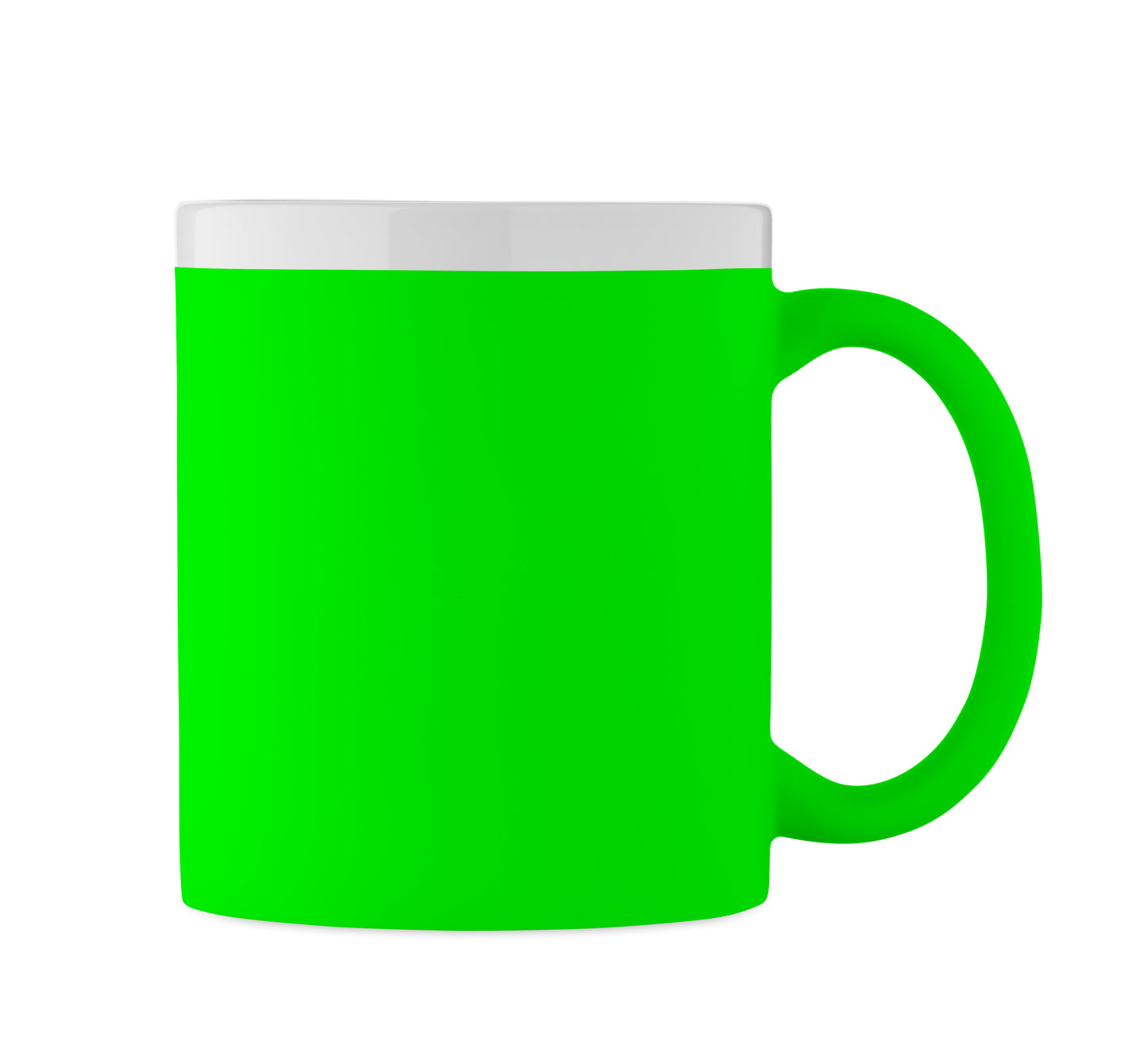 Kaffeebecher aus Keramik mit matter Oberfläche. Weiße Innenseite/Rand. Füllmenge: 300 ml. Verpackt