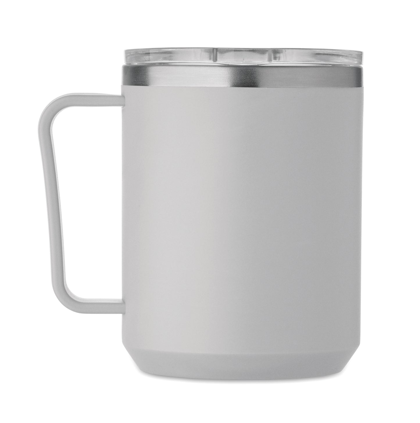 Doppelwandiger Becher. Innenseite aus 90 % recyceltem Edelstahl und 10 % Edelstahl