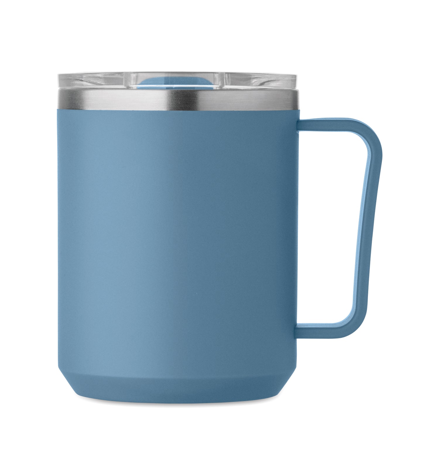 Doppelwandiger Becher. Innenseite aus 90 % recyceltem Edelstahl und 10 % Edelstahl