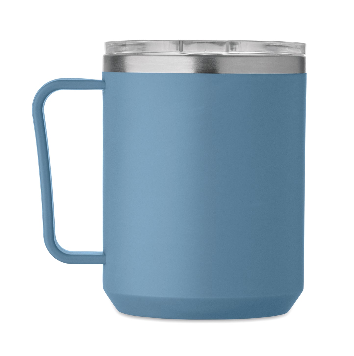 Doppelwandiger Becher. Innenseite aus 90 % recyceltem Edelstahl und 10 % Edelstahl