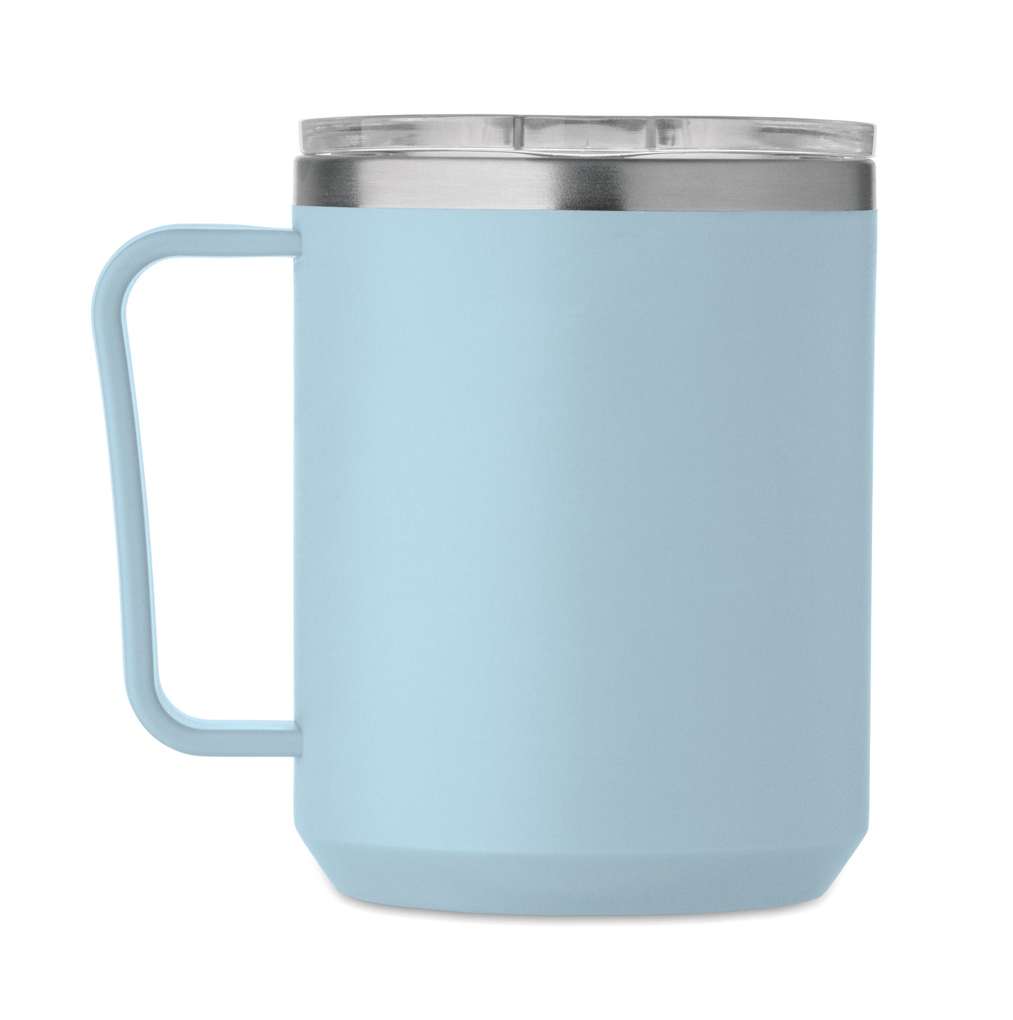 Doppelwandiger Becher. Innenseite aus 90 % recyceltem Edelstahl und 10 % Edelstahl