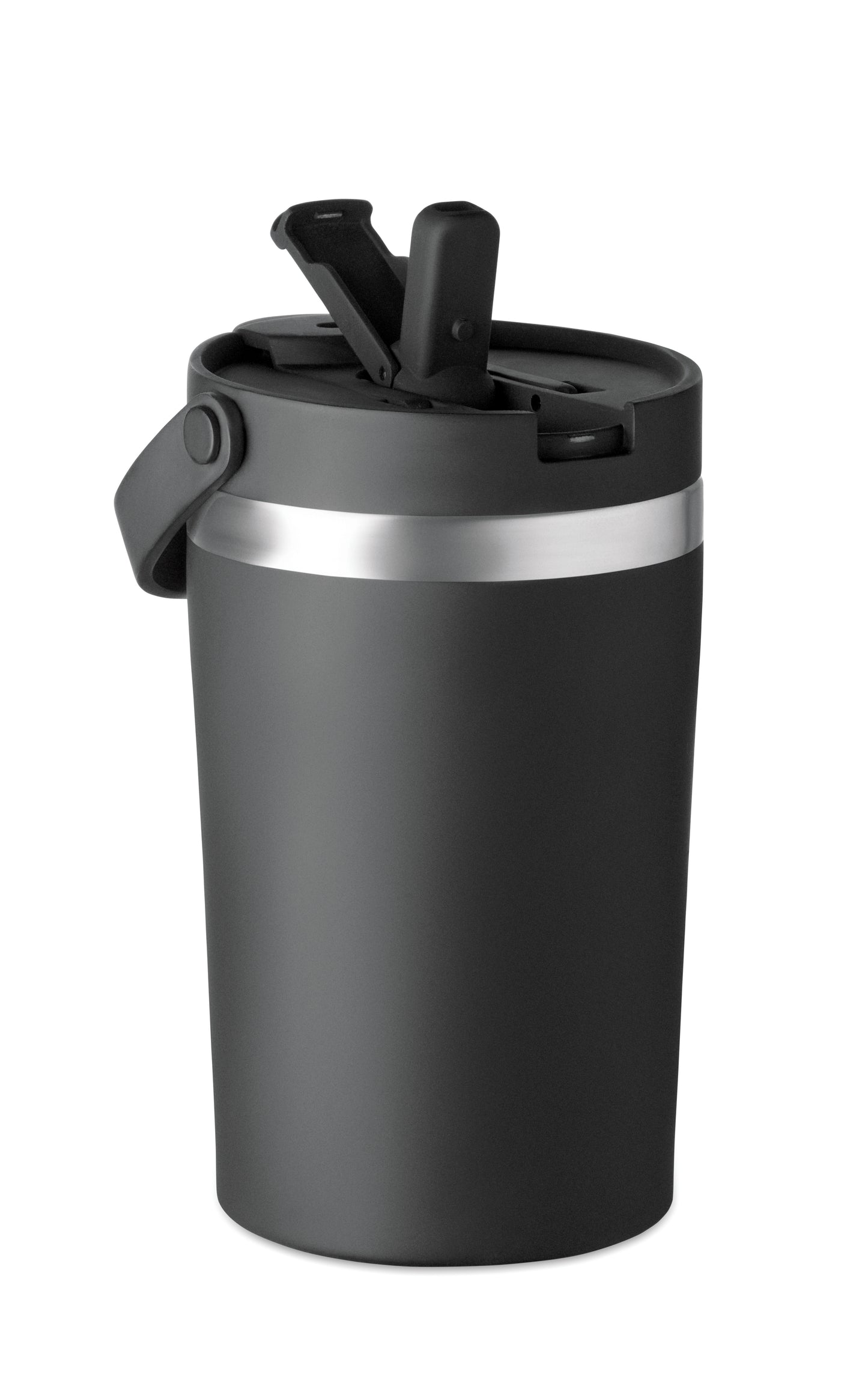 Doppelwandiger Becher aus recyceltem Edelstahl (90 % recycelter Edelstahl und 10 %