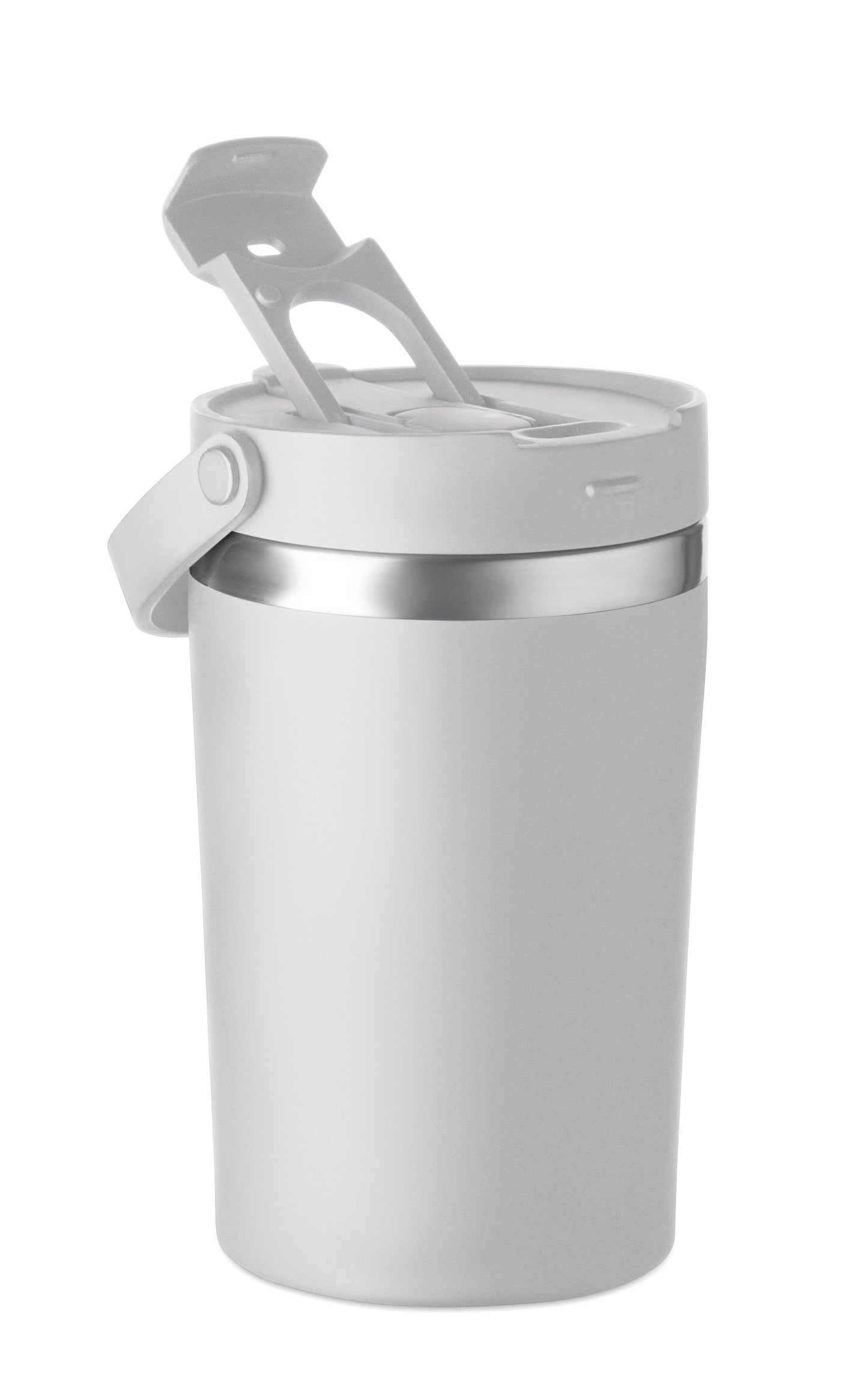Doppelwandiger Becher aus recyceltem Edelstahl (90 % recycelter Edelstahl und 10 %