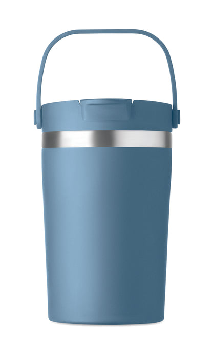 Doppelwandiger Becher aus recyceltem Edelstahl (90 % recycelter Edelstahl und 10 %