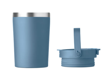 Doppelwandiger Becher aus recyceltem Edelstahl (90 % recycelter Edelstahl und 10 %