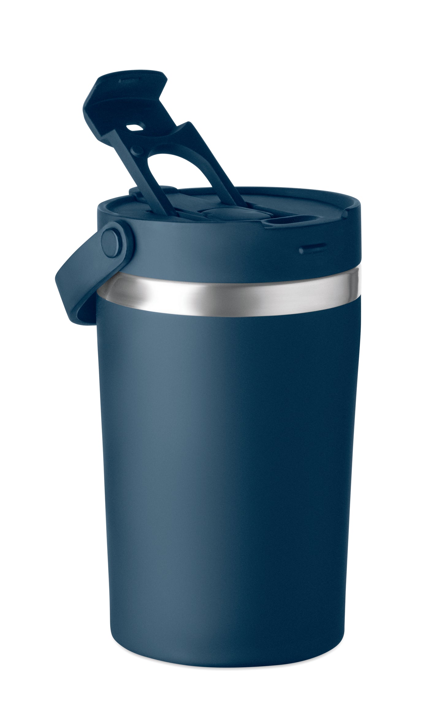 Doppelwandiger Becher aus recyceltem Edelstahl (90 % recycelter Edelstahl und 10 %