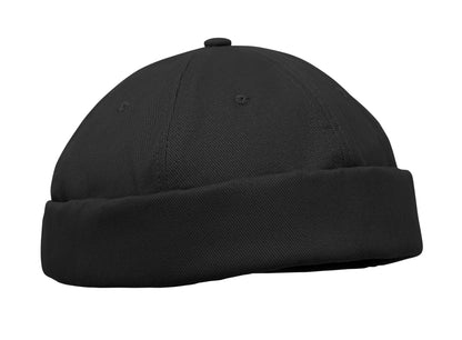 Docker Cap aus 100% schwerer gebürsteter Baumwolle 260g/m² Mesh und Metallschnalle.