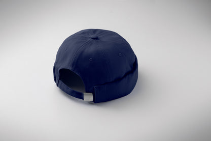 Docker Cap aus 100% schwerer gebürsteter Baumwolle 260g/m² Mesh und Metallschnalle.