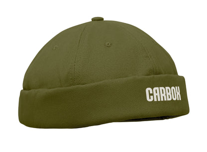 Docker Cap aus 100% schwerer gebürsteter Baumwolle 260g/m² Mesh und Metallschnalle.