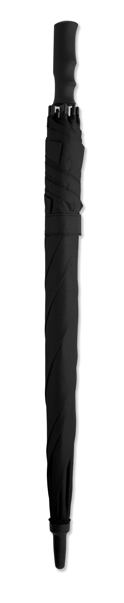 23'' Regenschirm in quadratischer Form aus 190T Pongee Polyester. Windbeständig. Gestell und
