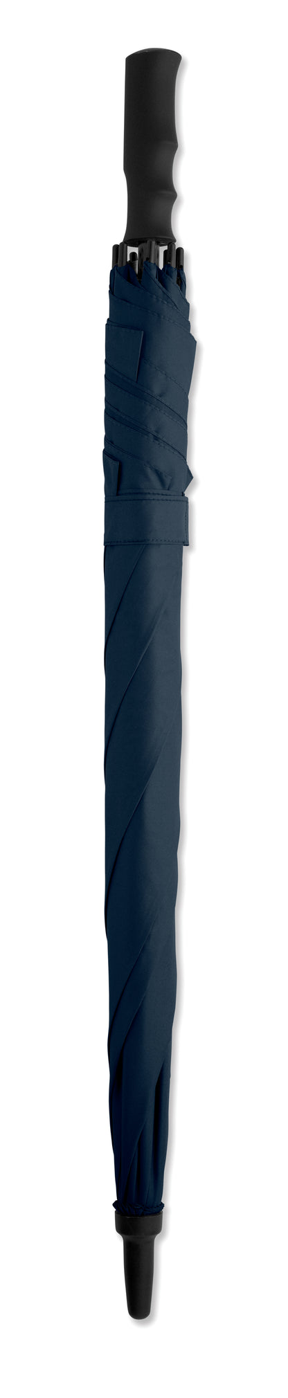 23'' Regenschirm in quadratischer Form aus 190T Pongee Polyester. Windbeständig. Gestell und
