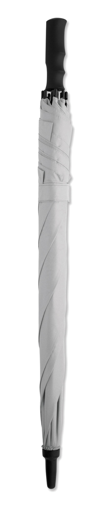 23'' Regenschirm in quadratischer Form aus 190T Pongee Polyester. Windbeständig. Gestell und