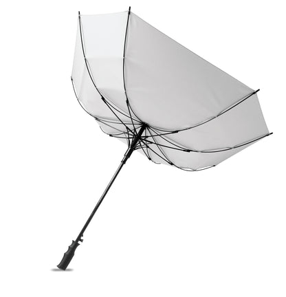 23'' Regenschirm in quadratischer Form aus 190T Pongee Polyester. Windbeständig. Gestell und