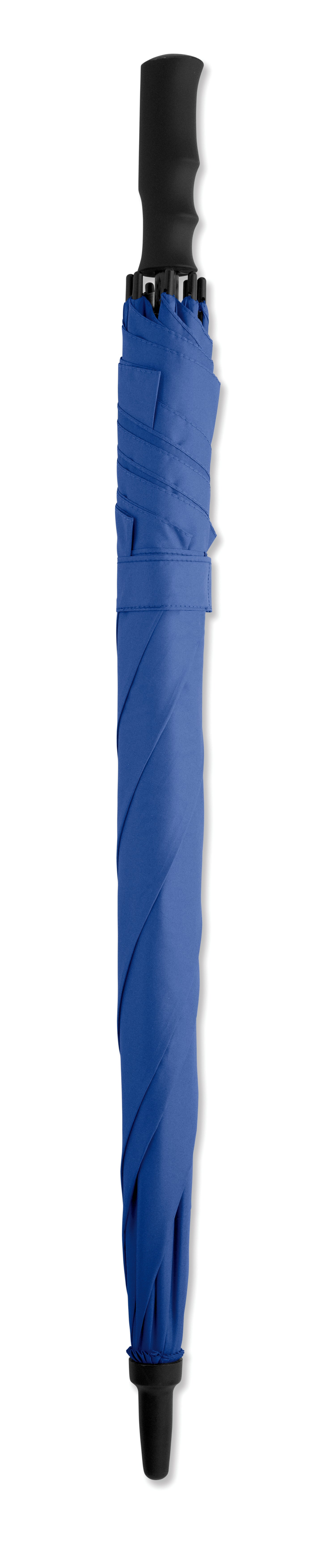 23'' Regenschirm in quadratischer Form aus 190T Pongee Polyester. Windbeständig. Gestell und