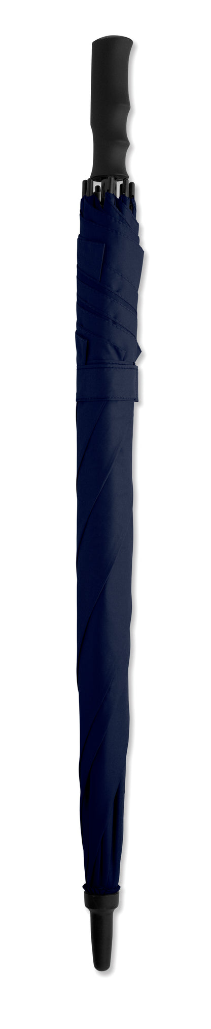 23'' Regenschirm in quadratischer Form aus 190T Pongee Polyester. Windbeständig. Gestell und