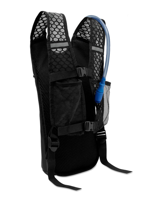 Sportrucksack aus wasserabweisendem 420D PU/Nylon mit Details aus Mesh. Inkl. 1500ml EVA-Wasserbehälter