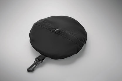 Wasserabweisender Fisherman-Hat inkl. Beutel aus gleichem Material und ABS-Karabiner. Polyester 64 g/m².