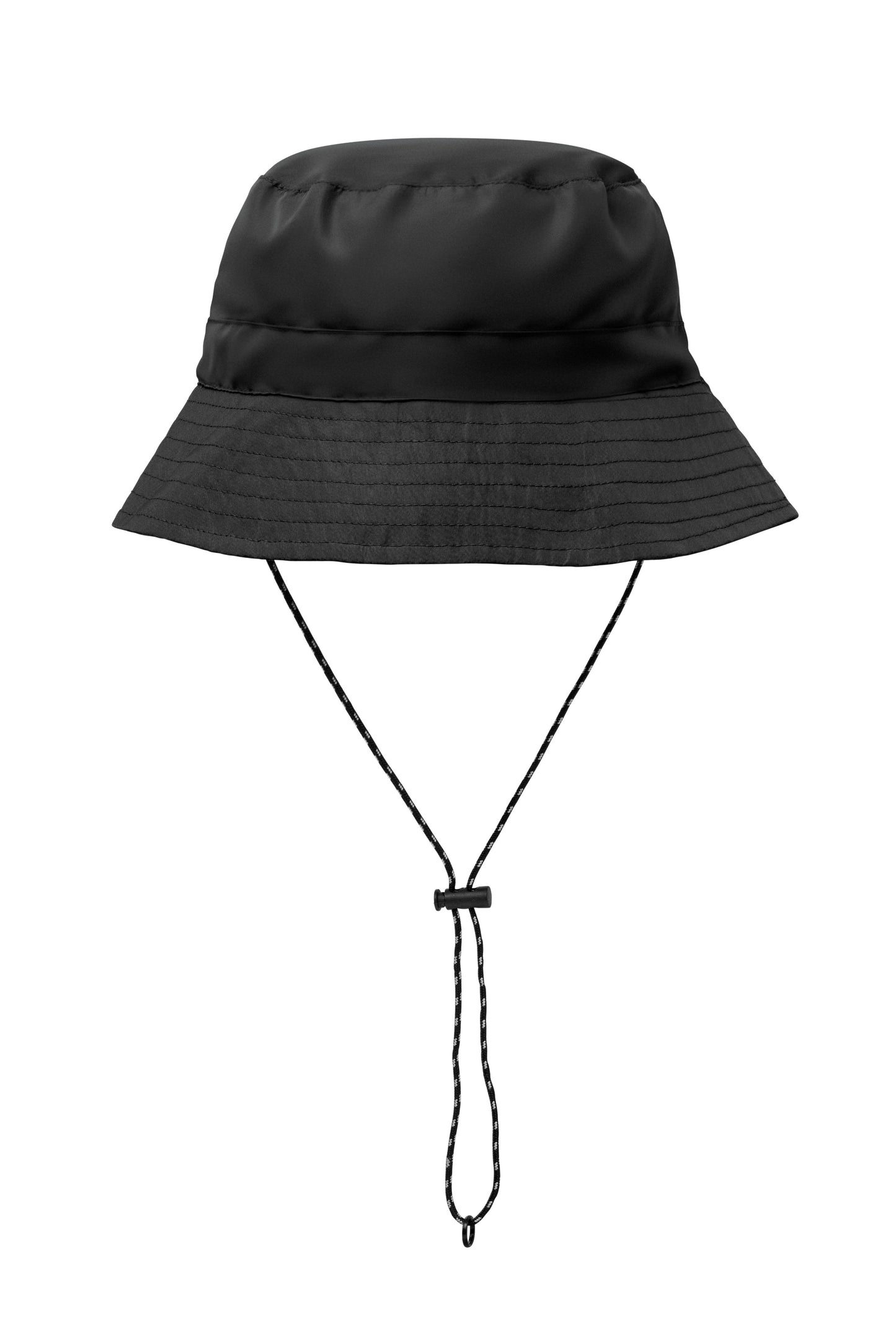 Wasserabweisender Fisherman-Hat inkl. Beutel aus gleichem Material und ABS-Karabiner. Polyester 64 g/m².